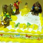 belle themed party cake